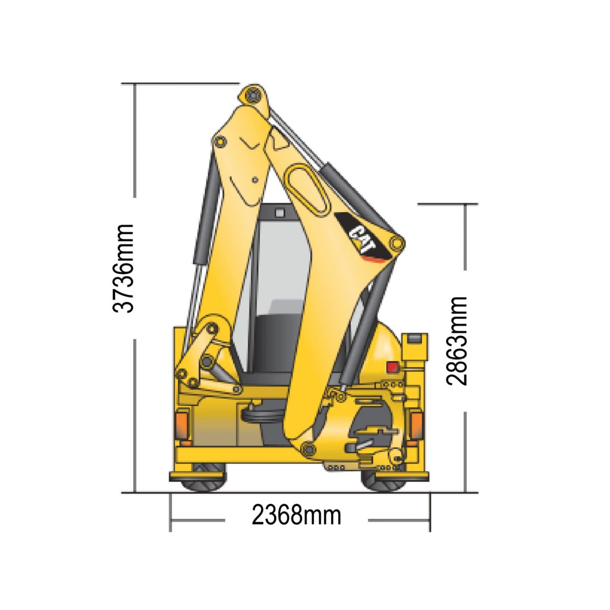 432E Backhoe Loader - Ezyquip Hire