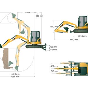 303E CR Mini Hydraulic Excavator