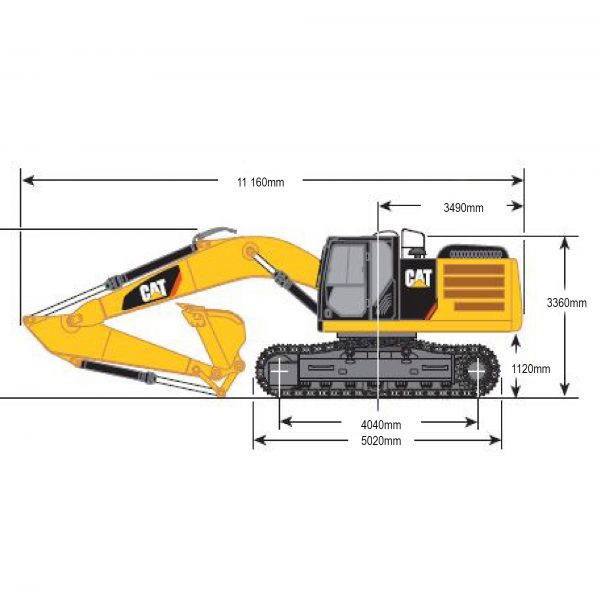 336ELH Hybrid Excavator