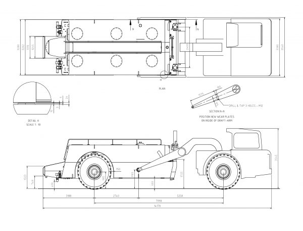 621 Scraper Water Cart