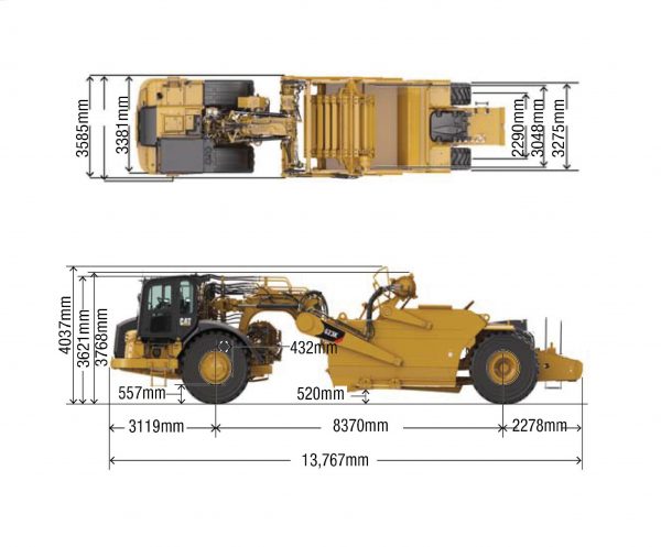 623K Wheel Tractor-Scraper