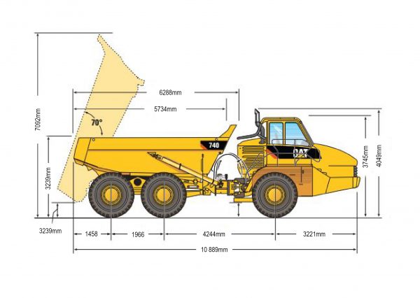 740B Articulated Truck