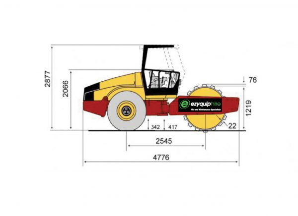 CA152PD Vibratory Roller