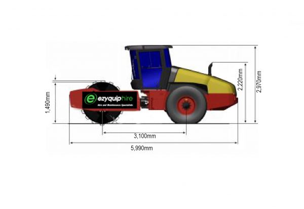 CA2500PD Vibratory Roller