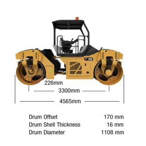 CB7 Tandem Vibratory Roller