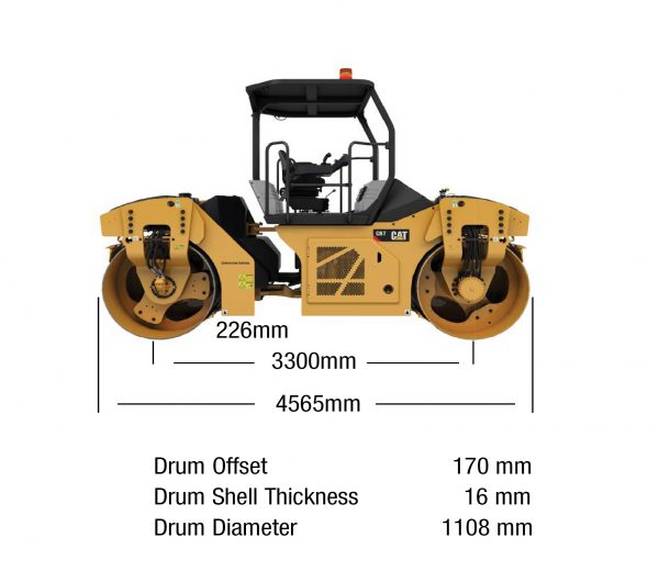 CB7 Tandem Vibratory Roller