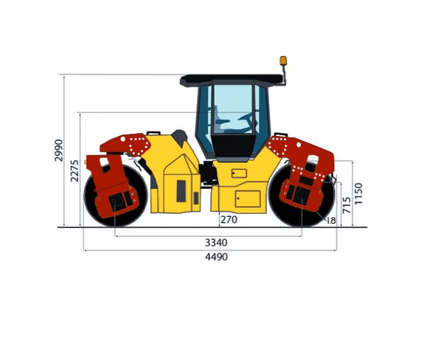 CC224HF Vibratory Roller