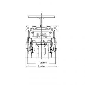 GW750-2 Vibratory Pneumatic Roller